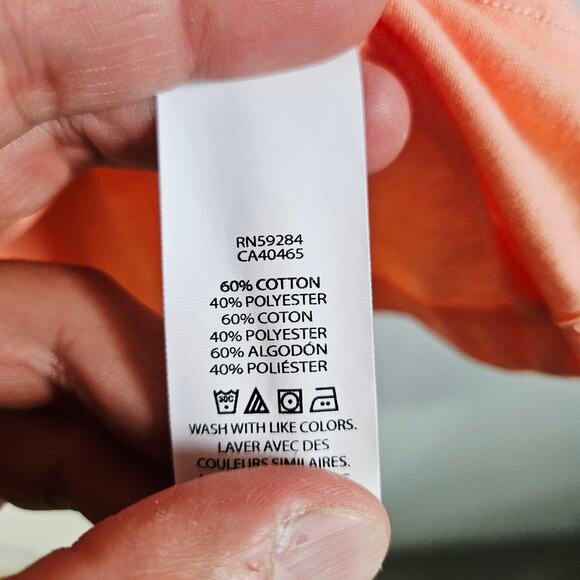 Children's Place Girls Size M 7/8 Tie Bottom Tank Top Pastel Peach Summer Casual - Picture 6 of 6